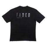 FADED Mens T-Shirt Black M