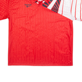 REEBOK Mens Jersey Red Collared XL