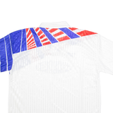 REEBOK Mens Football Shirt Jersey White Collared 2XL