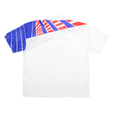 REEBOK Mens Football Shirt Jersey White Collared 2XL