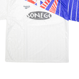 REEBOK Mens Football Shirt Jersey White Collared 2XL