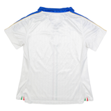 PUMA Italia Womens Football Shirt Jersey White Collared UK 16