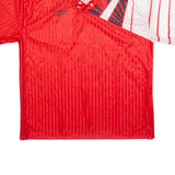 REEBOK Mens Football Shirt Jersey Red Collared 2XL