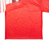 REEBOK Mens Football Shirt Jersey Red Collared 2XL
