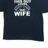 This Guy Loves His Wife Mens Jersey Black XL