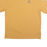 AIR JORDAN Womens T-Shirt Brown Crew Neck XS