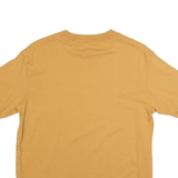 AIR JORDAN Womens T-Shirt Brown Crew Neck XS
