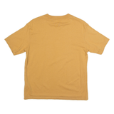 AIR JORDAN Womens T-Shirt Brown Crew Neck XS