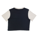 NIKE Cropped Womens T-Shirt Beige XS