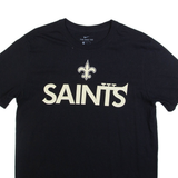 NIKE Saints Mens T-Shirt Black USA M