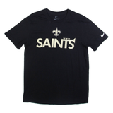 NIKE Saints Mens T-Shirt Black USA M