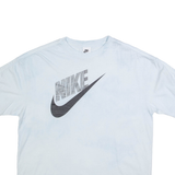 NIKE Oversized Womens Tie Dye T-Shirt Blue XS