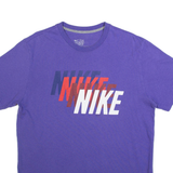 NIKE Mens T-Shirt Purple L