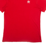 ADIDAS Oversized Mens T-Shirt Red S