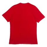 ADIDAS Oversized Mens T-Shirt Red S