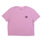 TOMMY HILFIGER Cropped Mens T-Shirt Pink M