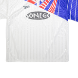 REEBOK Mens Football Shirt Jersey White Collared 2XL