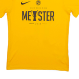 NIKE Mens Football Shirt Jersey Yellow M