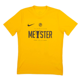 NIKE Mens Football Shirt Jersey Yellow M
