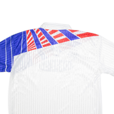 REEBOK Mens Football Shirt Jersey White Collared 2XL