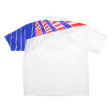 REEBOK Mens Football Shirt Jersey White Collared 2XL