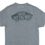 VANS Custom Fit Mens T-Shirt Grey S