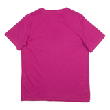 REEBOK Womens T-Shirt Pink S