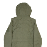 PUMA Mens Parka Jacket Green Hooded M