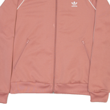 ADIDAS Womens Track Jacket Pink UK 12