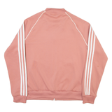 ADIDAS Womens Track Jacket Pink UK 12
