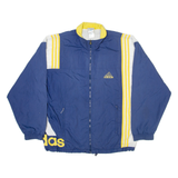 ADIDAS Mens Shell Jacket Blue M