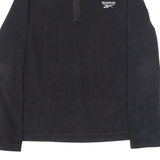 REEBOK Womens Fleece Black 1/4 Zip XL