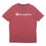 CHAMPION Mens T-Shirt Red L