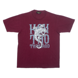 FROZEN MUNKY Koh Tao Thailand Mens T-Shirt Maroon L