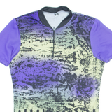 UVEX Bicycle Mens T-Shirt Purple 1/4 Zip M