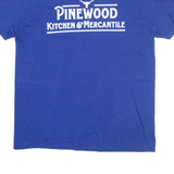 GILDAN Pinewood Kitchen & Mercantile Mens T-Shirt Blue L