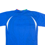 Italy Mens Football Shirt Jersey Blue V-Neck S