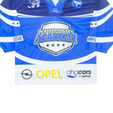 OCHSNER Ice Hockey Academy Mens Jersey Blue 3/4 Sleeve V-Neck XS