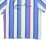 KARL KANI Striped Mens T-Shirt Blue L