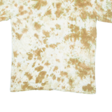 ATLAS Lion Mens Tie Dye T-Shirt Beige M