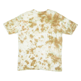 ATLAS Lion Mens Tie Dye T-Shirt Beige M