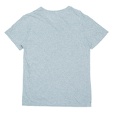 Mens T-Shirt Grey V-Neck M