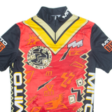 MITO Cycling Mens T-Shirt Red 1/4 Zip XL