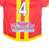 Landiswil Tigers Mens Football Shirt Jersey Red V-Neck M