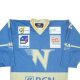 CHIP SPORT Ice Hockey Mens Jersey Blue Long Sleeve V-Neck L