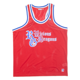 RG Vicious Dragons Basketball Mens Vest Red Sleeveless L