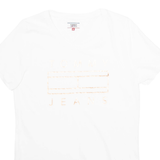TOMMY HILFIGER Womens T-Shirt White M