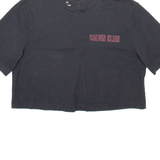 CALVIN KLEIN Cropped Womens T-Shirt Black M