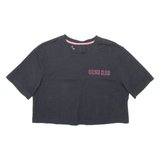 CALVIN KLEIN Cropped Womens T-Shirt Black M