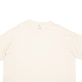 CHAMPION Womens T-Shirt Cream 2XL